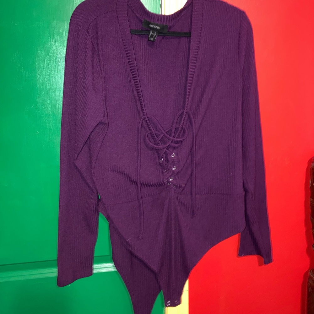 Purple Body Suit